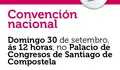 Convención nacional o domingo 30 de setembro