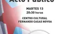 Martes 13 ven a escoitar o BNG de Oroso