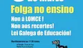 9 de marzo. Folga Xeral no Ensino Galego