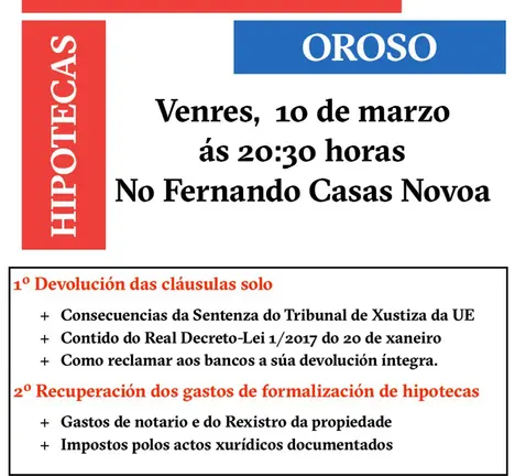 20170310 BNG Oroso Acto Hipotecas